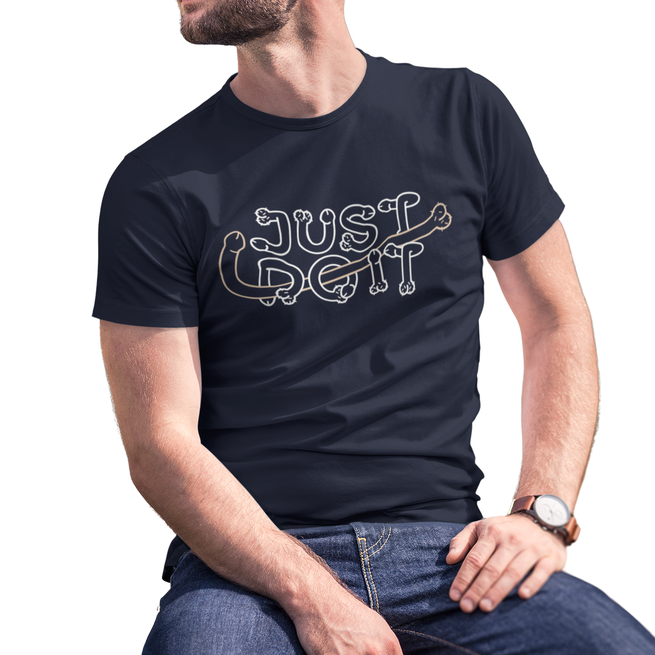 Just Do It Male T-Shirt