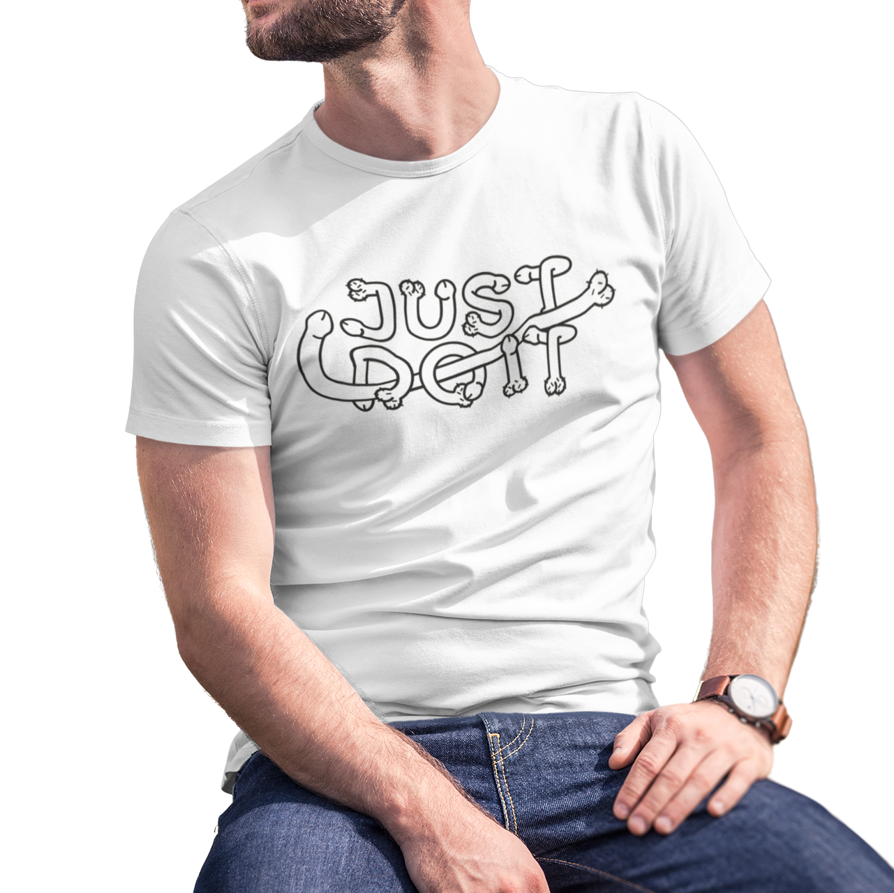 Just Do It Male T-Shirt