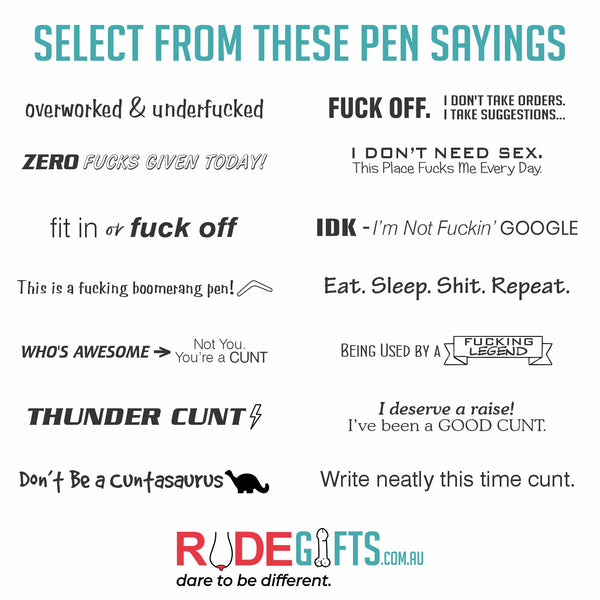 Fuck Off, I'm Busy Pen