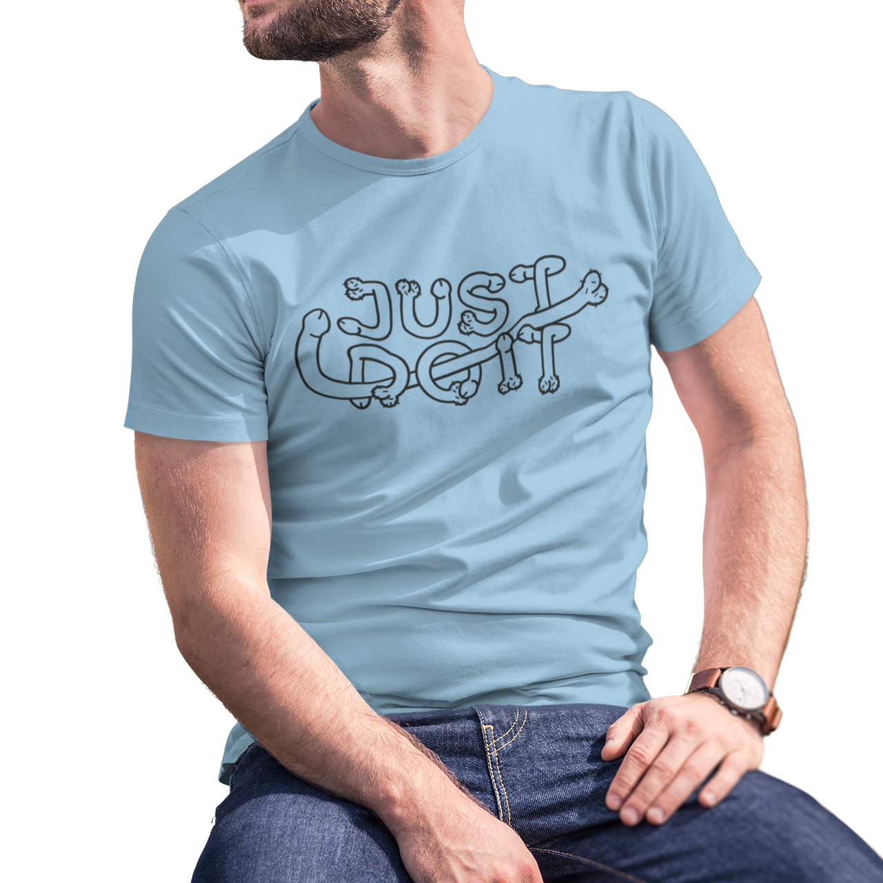 Just Do It Male T-Shirt