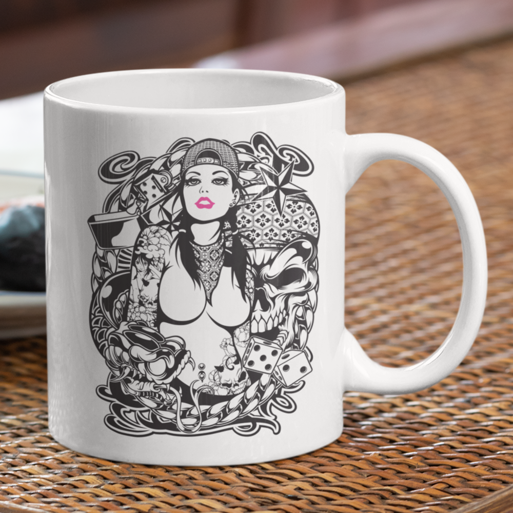 Pink Lips Coffee Mug